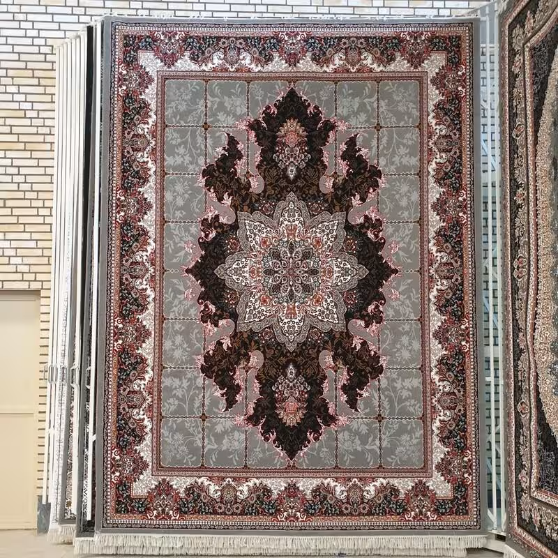 فرش ماشینی کاشان طرح هیوافیلی12متری(BCF)باارسال رایگان