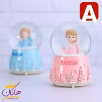 گوی موزیکال پمپی طرح فروزن صورتی