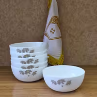 کاسه آبگوشت خوری شقایق طوسی مجموعه 6 عددی برند گلدن اپال