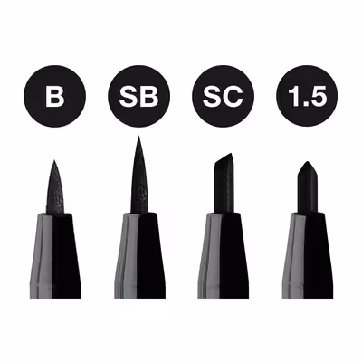 ماژیک فابر کاستل مدلPITT ARTIST مجموعه 4 عددی