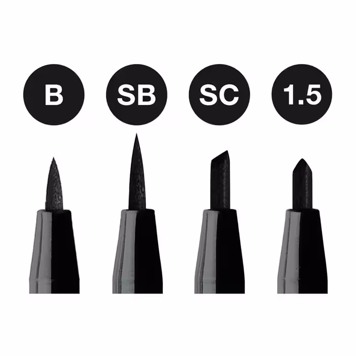 ماژیک فابر کاستل مدلPITT ARTIST مجموعه 4 عددی