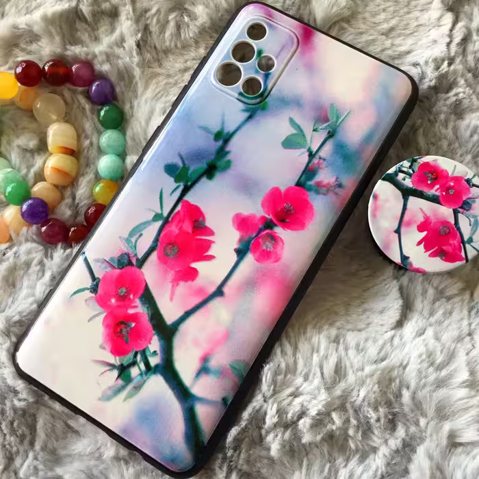 کاور کد A4273 مناسب برای گوشی موبایل سامسونگ Galaxy A71 به همراه پایه نگهدارنده