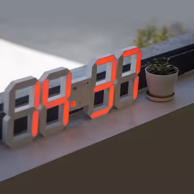 ساعت دیواری مدل دیجیتالی هامین RGB