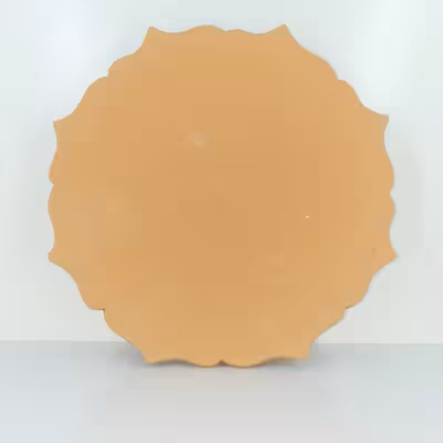 بشقاب سفالی خام مدل لب کمانی کد B20