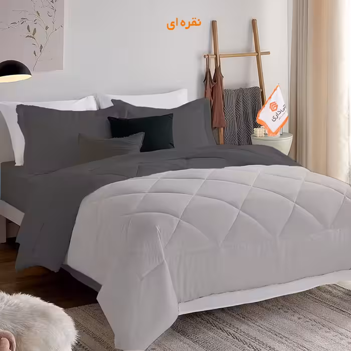 لحاف چیداری مدل دورو یک نفره سایز 160x220 سانتی متر