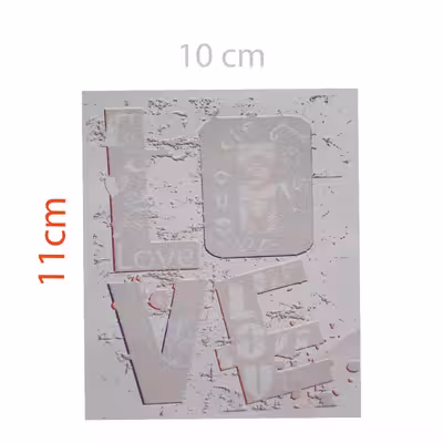 استیکر پارچه و لباس مدل A-13