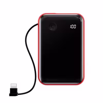 پاوربانک باسئوس مدل PPXF-E09 ظرفیت 10000 میلی آمپر ساعت