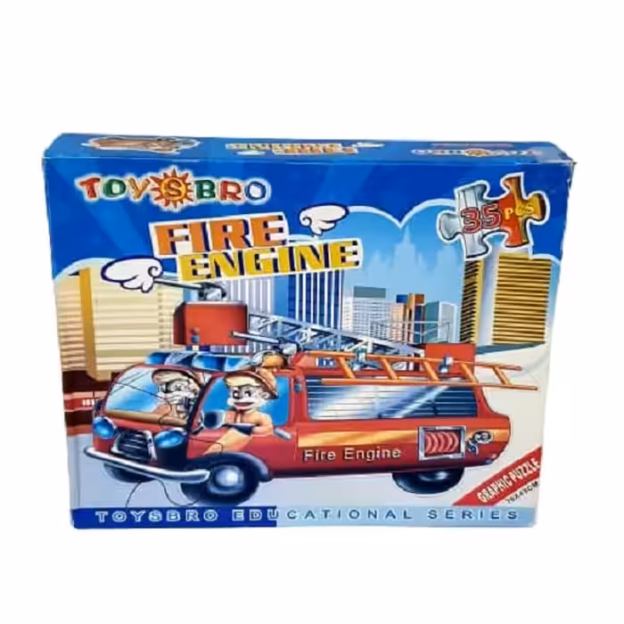 پازل 35 تکه مدل تویز برو ماشین آتش نشانی