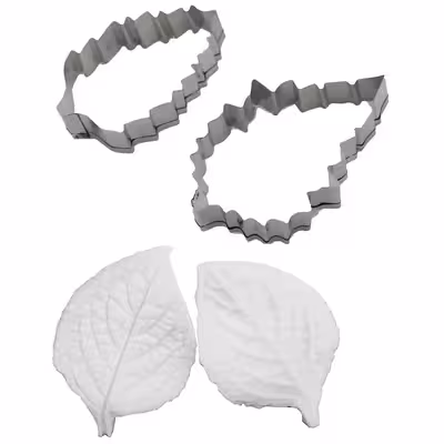 سیلیکون قالب گیری به گز مدل برگ گل کوکب مجموعه 4 عددی