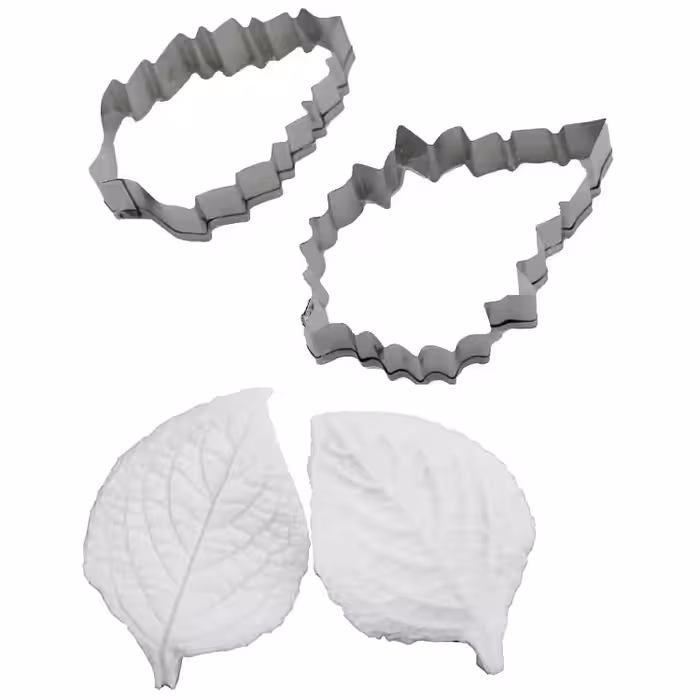 سیلیکون قالب گیری به گز مدل برگ گل کوکب مجموعه 4 عددی