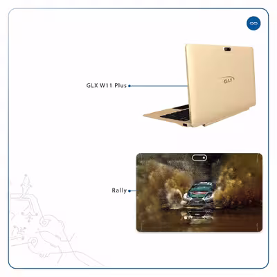 برچسب پوششی ماهوت مدل Rally مناسب برای تبلت جی ال ایکس W11 Plus
