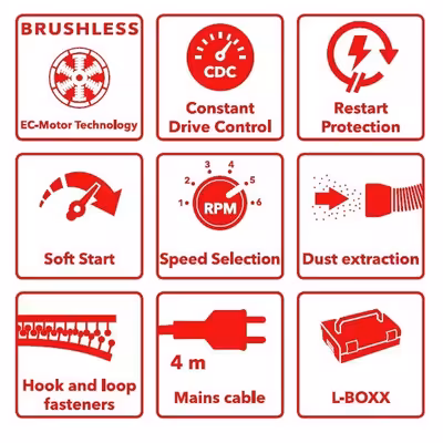 دستگاه سنباده زن اوربیتال فلکس مدل  ODE 2-100 EC SET