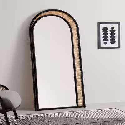 آینه مدل قدی حصیری طرح ماندگار کد w-180