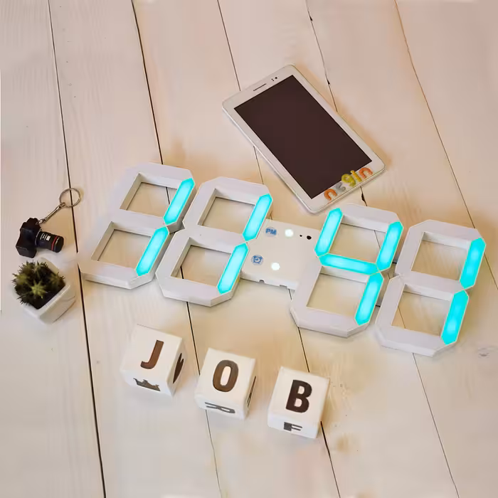 ساعت دیواری مدل دیجیتالی هامین RGB