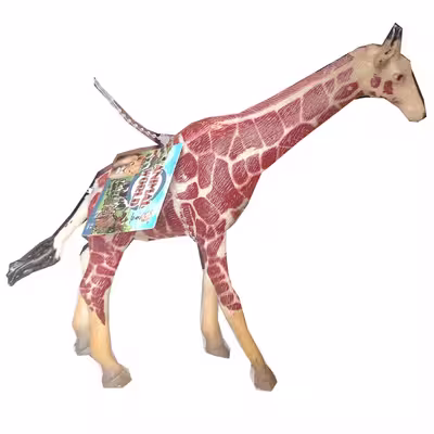 فیگور مدل زرافه طرح Animal world کد 02