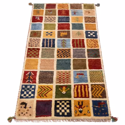 گبه دستباف یک متری سی پرشیا کد 122310