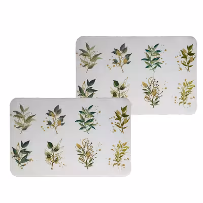 زیربشقابی طرح برگ کد 8110 مجموعه 2عددی