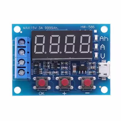 ماژول تستر ظرفیت باتری مدل HW-586