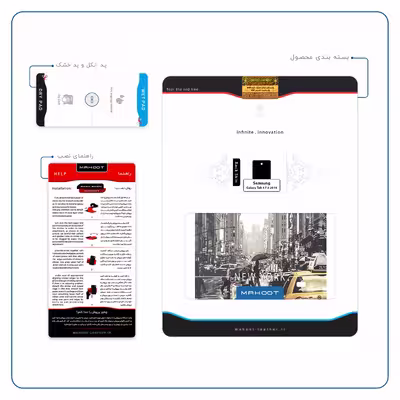 برچسب پوششی ماهوت مدل New York City مناسب برای تبلت سامسونگ Galaxy Tab 4 7.0 2014 T230