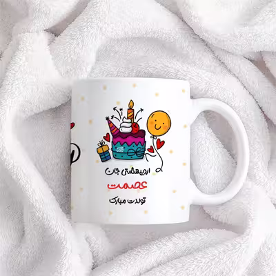 ماگ حس آمیزی طرح اردیبهشتی جان مدل عصمت 