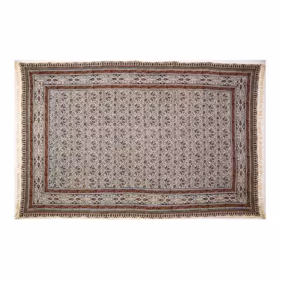 رومیزی قلمکار صدر مدل چهارشاخه کد 140