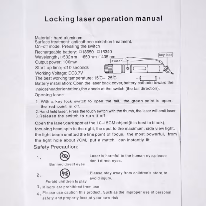 لیزر پوینتر اسمال سان مدل ZY-303 6in1