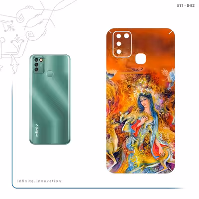 برچسب پوششی ماهوت مدل Persian miniature 2 مناسب برای گوشی موبایل اینفینیکس Smart 6 X657B