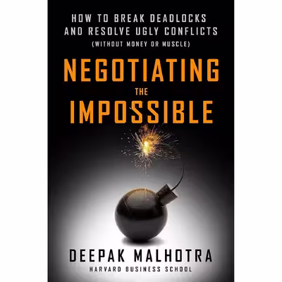 کتاب Negotiating the Impossible اثر Deepak Malhotra انتشارات Berrett-Koehler Publishers
