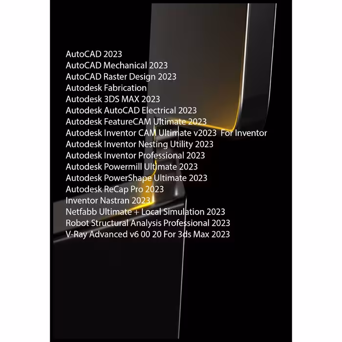 نرم افزار طراحی و ساخت قطعات، برش، فرزکاری و Autodesk Collection - 2023 Vol-4 CNC نشر مای پکس