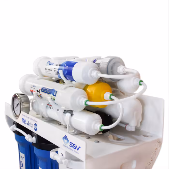 دستگاه تصفیه کننده آب اس اس وی مدلBlueStar 2w x1000 به همراه شیر دوکاره و فیلتر بسته 3 عددی