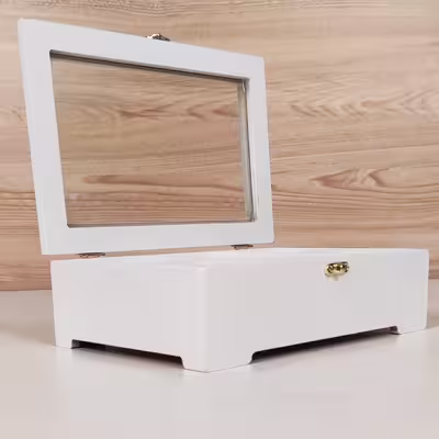 جعبه چای کیسه ای مدل پنج پارت پایه چوبی رُستیک کد 3002