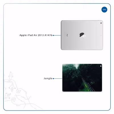 برچسب پوششی ماهوت مدل Jungle مناسب برای تبلت اپل iPad Air 2013 A1476
