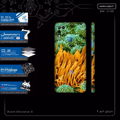 برچسب پوششی ماهوت مدل Atom Universe 6-FullSkin مناسب برای گوشی موبایل اینفینیکس Hot 10 Play