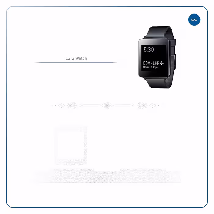 برچسب ماهوت طرح Gloss Transparent مناسب برای ساعت هوشمند ال جی G Watch