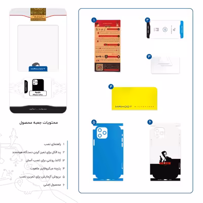 برچسب پوششی ماهوت مدل Max Payne Game Series-FullSkin مناسب برای گوشی موبایل اپل iPhone 12 Pro