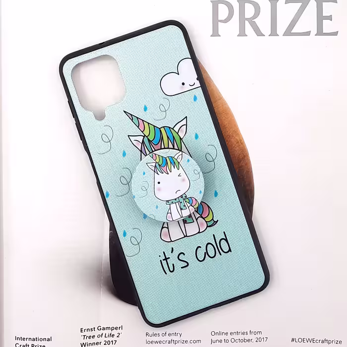 کاور لاین کینگ مدل itis coldi مناسب برای گوشی موبایل سامسونگ Galaxy A42 به همراه پایه نگهدارنده