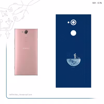 برچسب پوششی ماهوت مدل Minimal Gardener Astronaut مناسب برای گوشی موبایل سونی Xperia XA2 Ultra