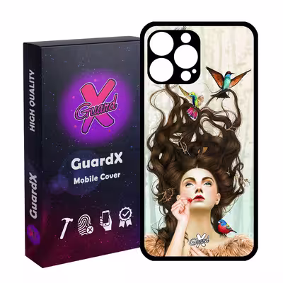 کاور گارد ایکس طرح Girl مدل Glass10290 مناسب برای گوشی موبایل اپل iPhone 13 Pro Max