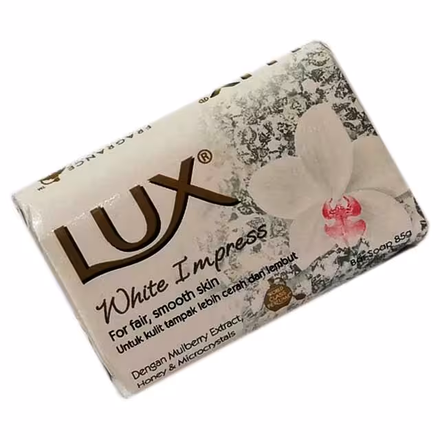 صابون لوکس مدل white impress مقدار 85 گرم
