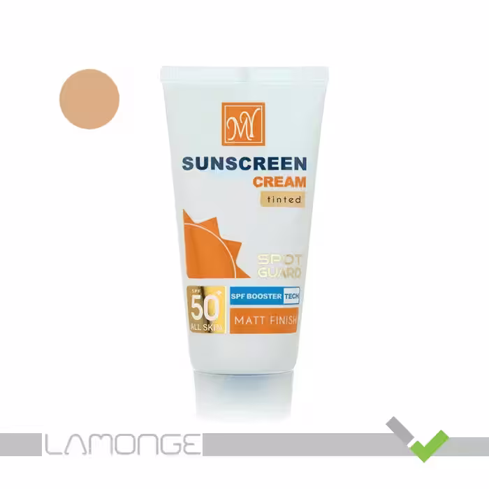 کرم ضد آفتاب SPF50 رنگی مات مای مدل اسپات گارد 4 کاره مناسب انواع پوست حجم 50 میلی لیتر
