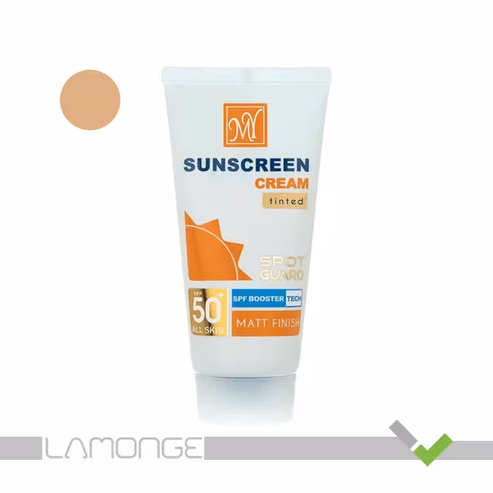 کرم ضد آفتاب SPF50 رنگی مات مای مدل اسپات گارد 4 کاره مناسب انواع پوست حجم 50 میلی لیتر