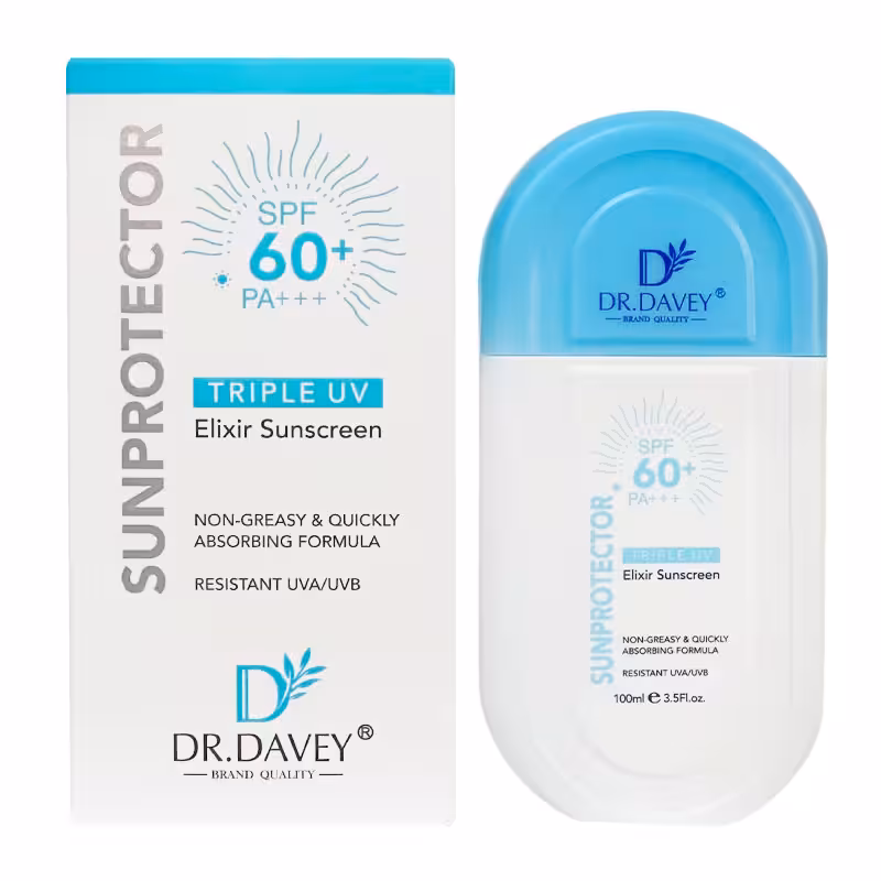 ضد آفتاب دکتر داوی Dr.Davey مدل Triple UV 60 SPF حجم 100ml