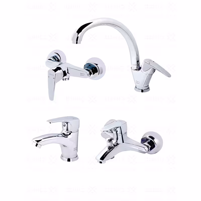 ست چهار تکه شیرآلات کسری مدل سانا