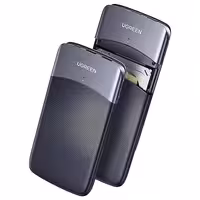 باکس هارد 2.5 اینچ USB 3.1 یوگرین مدل 60620-CM529 همراه درگاه کارت حافظه و هاب با کابل رابط USB-C به USB-A و USB-C