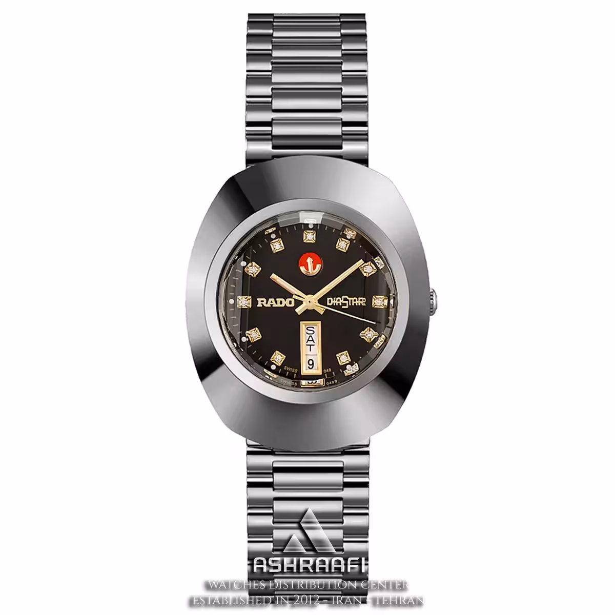 ساعت رادو تخم مرغی نقره‌ای Rado Diastar 636.0313.3B