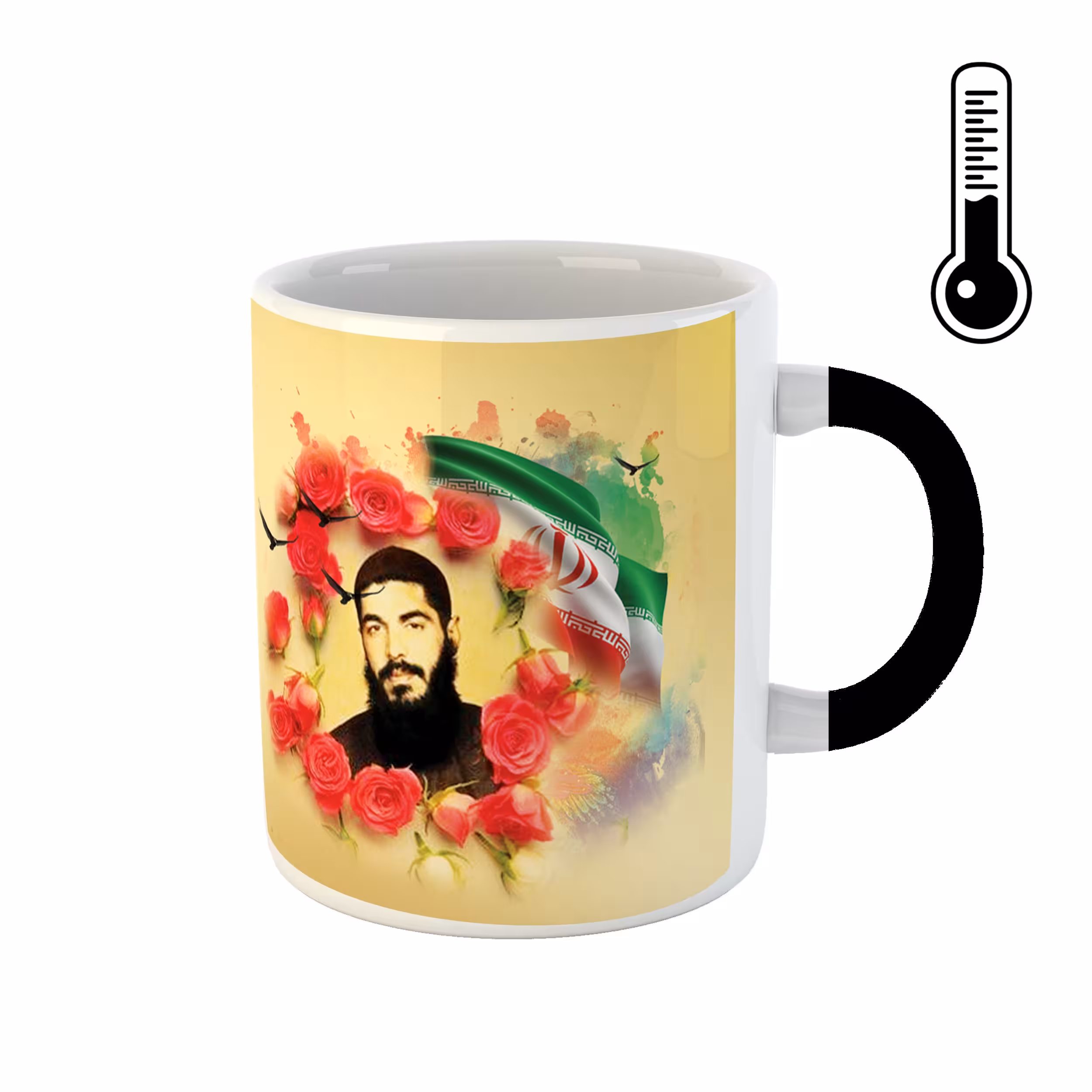 ماگ حرارتی طرح شهید ابراهیم هادی کد 09