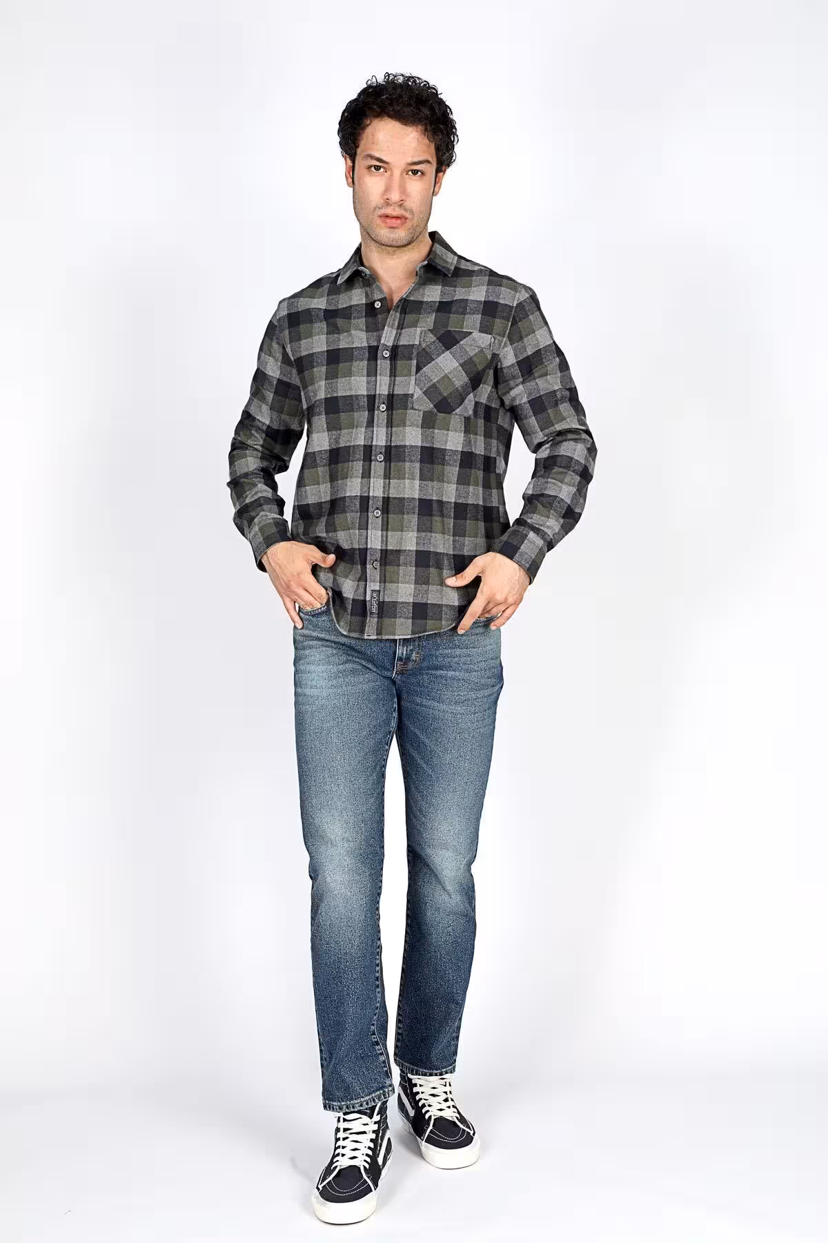 شلوار جین مردانه جگر معمولی کمر باریک برش صاف و مسطح Lee Cooper