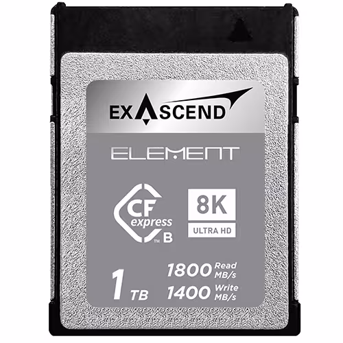 کارت حافظه CFexpress B اکساسند Exascend Element CFexpress Type B 1TB 1/800MB/S