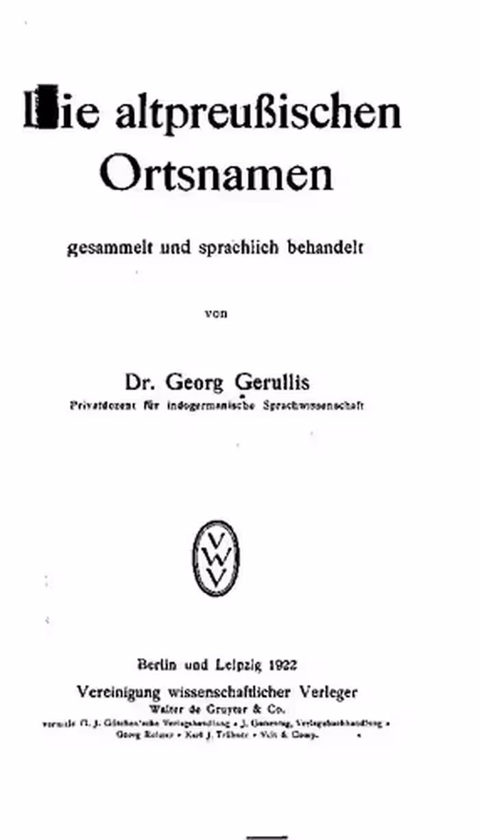 خرید و دانلود نسخه کامل کتاب Die altpreussischen Ortsnamen
