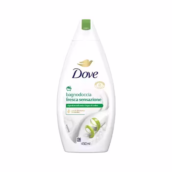 شامپو بدن رايحه سيب و چوب صدر fresca sensazione داو 450 ميل